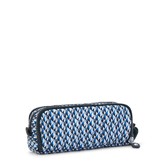 Kipling Gitroy Klassieke Printed Pencil Case Tassen Blauw | BE 1899VR